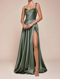 Ladivine - Satin A-line Formal Dress