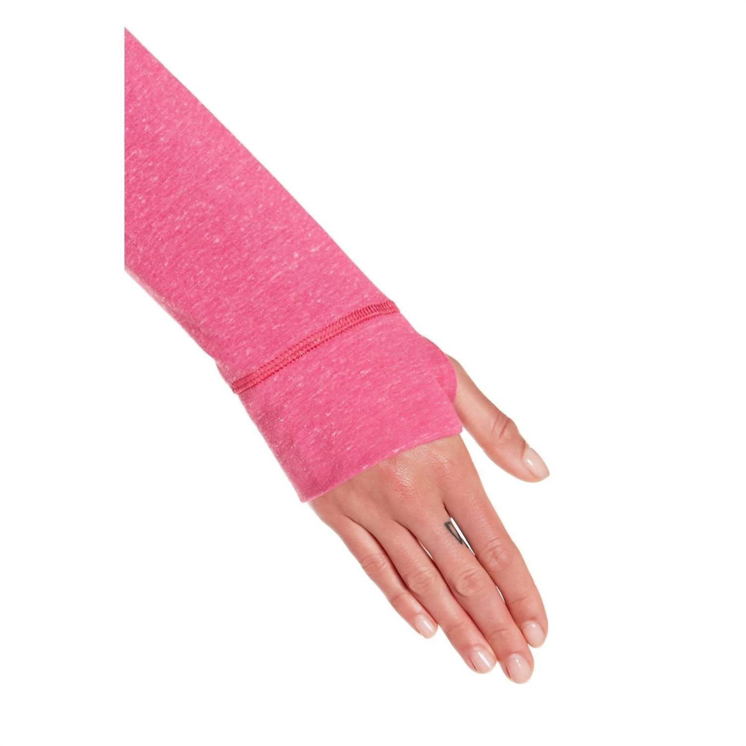 adidas Women's Sw Pullover Hoodie in shock pink - women's top - alternate view