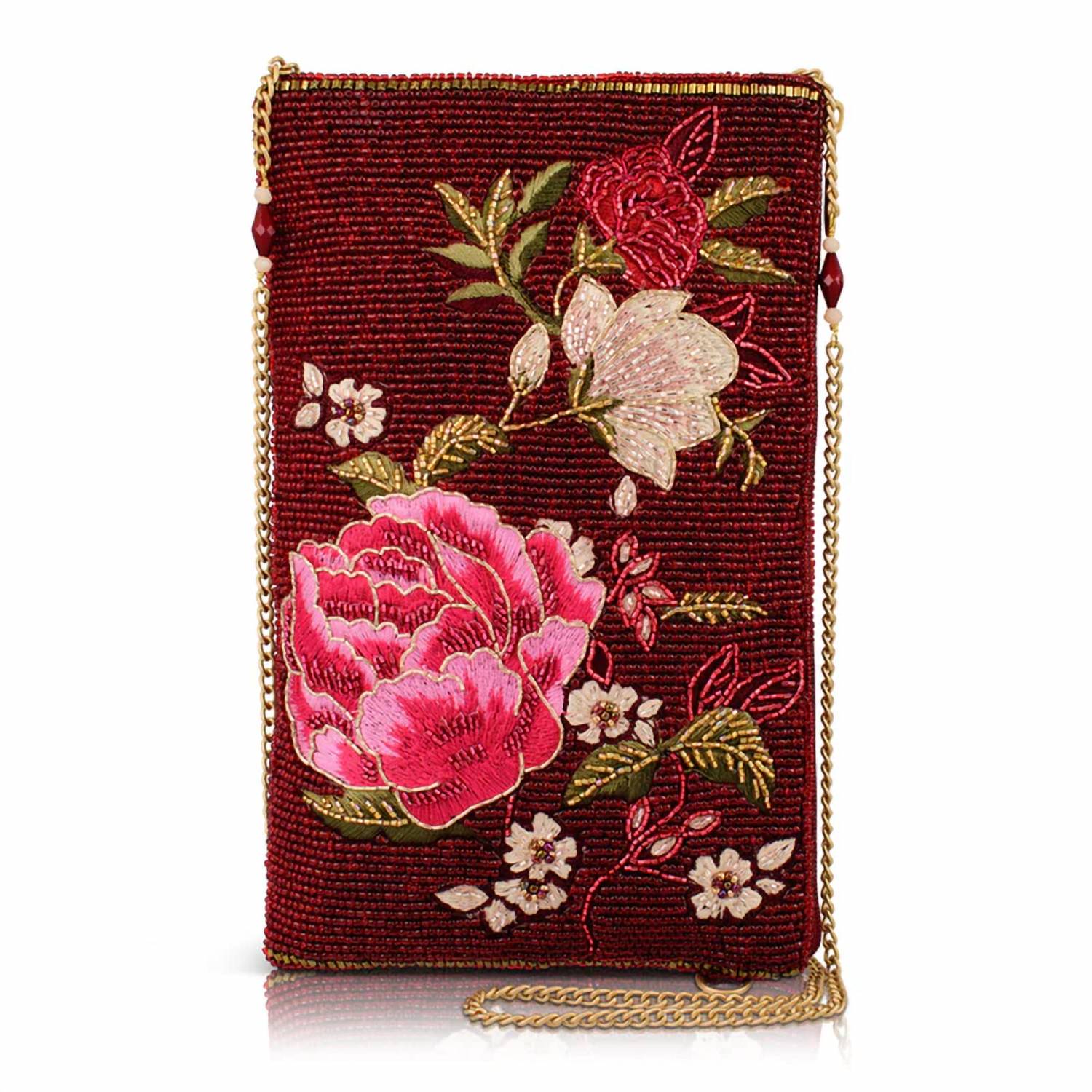 Mary Frances - Eastern Bloom Crossbody Phone Bag