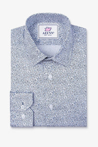 Alynn - Men's Reid Floral Untuckable Classic Fit Dress Shirt