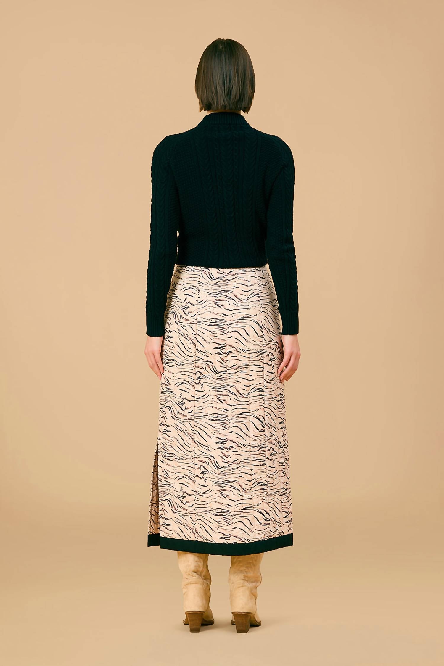 Olivia By Livro - Animal Hila Quilted Maxi Skirt