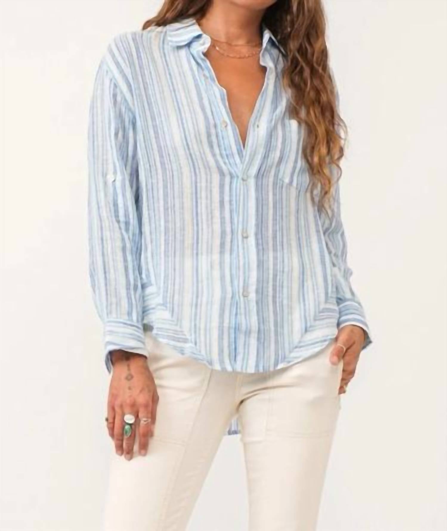 Dear John Denim - Lola Oversized Button-down Boyfriend Shirt