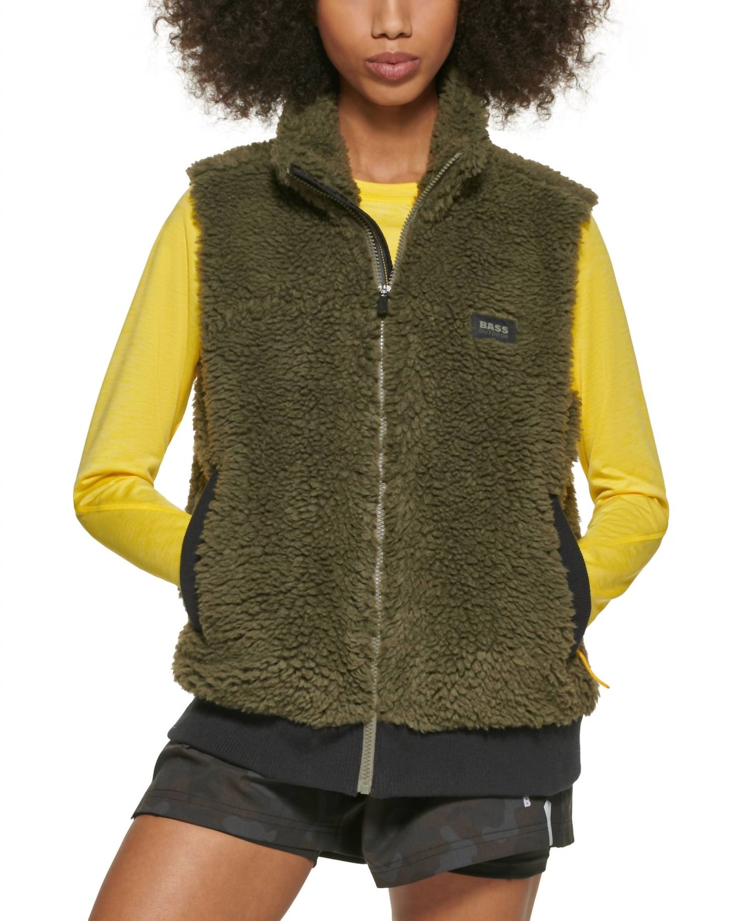 Bass Outdoor - Women's Route Hiking Faux Sherpa Vest