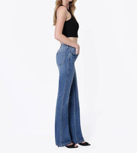 Flying Monkey - High Rise Full Length Bootcut Jeans
