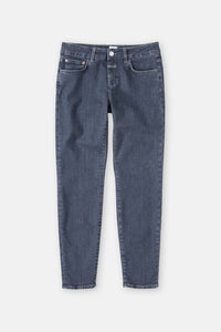 CLOSED Baker Skinny Slight Distress Mid Rise Jeans in mid grey - women's jeans - alternate view