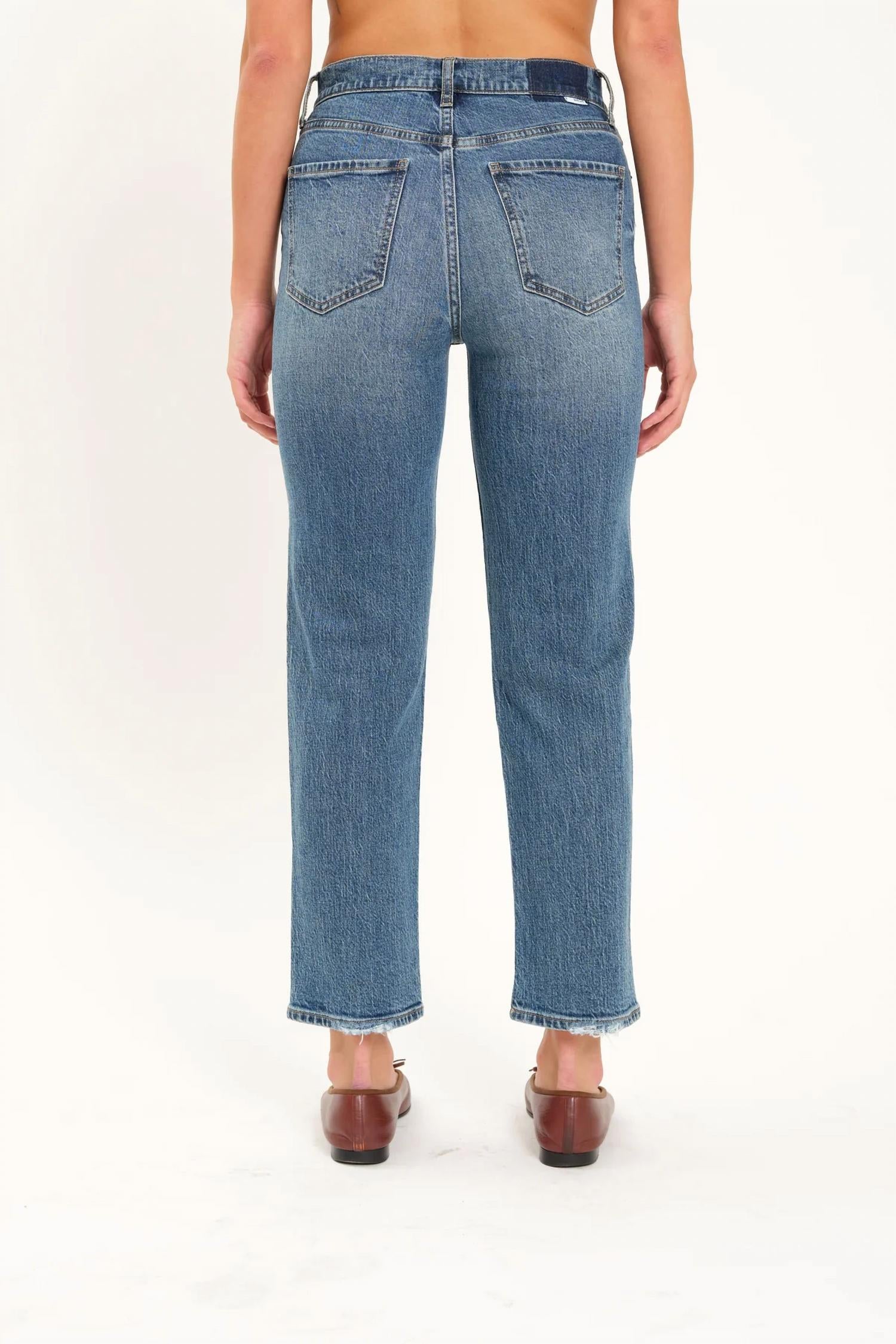 Daze - Straight Up High Rise Jeans