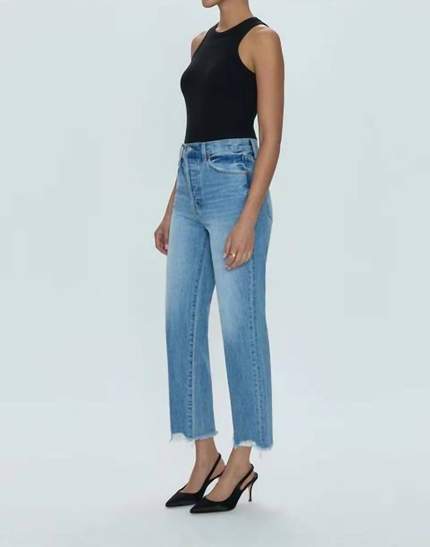 Pistola - Cassie Super High Rise Straight Leg Jeans
