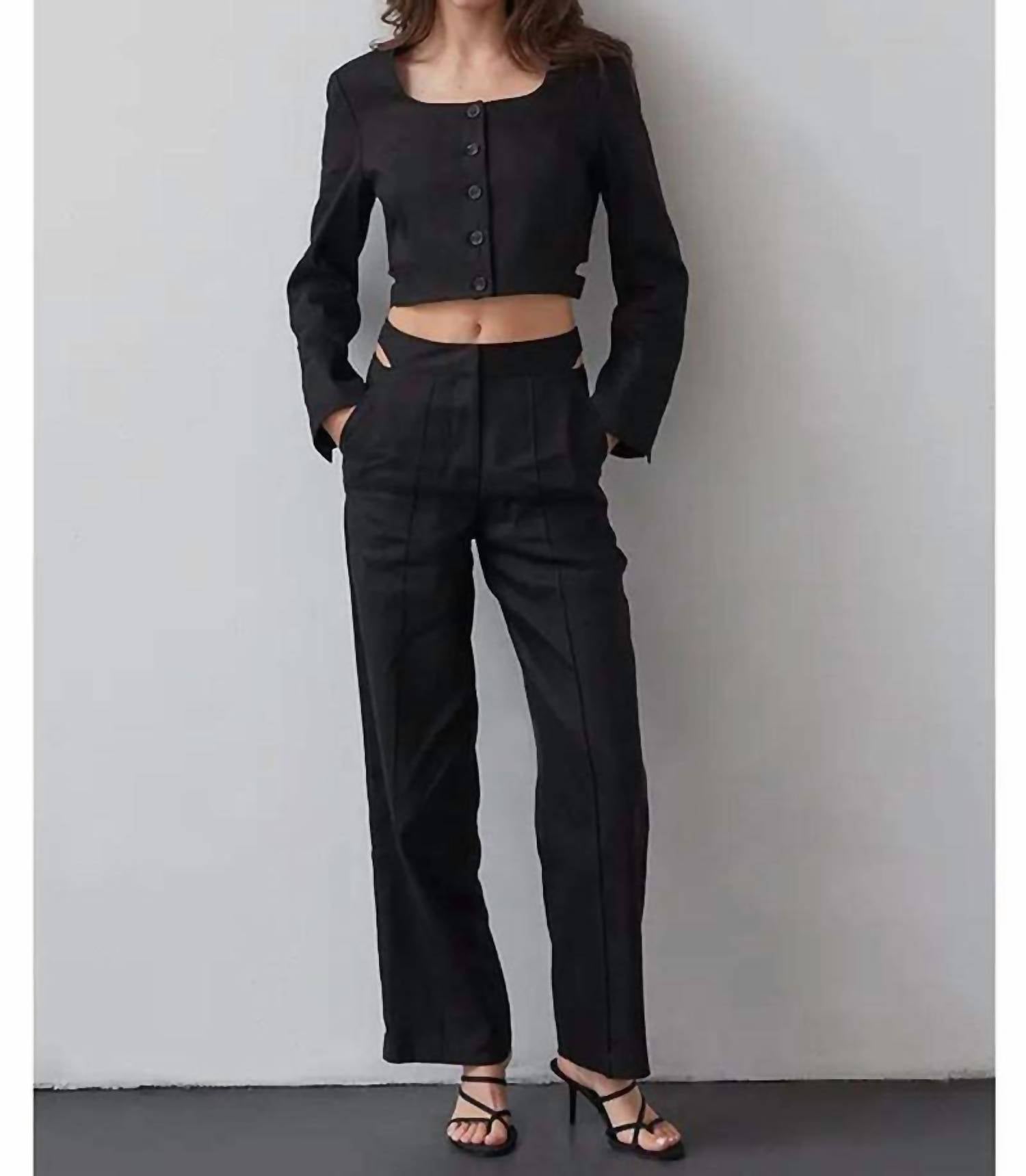 Crescent - Janey Cut-out Trouser Pants