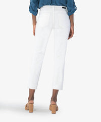 Kut From The Kloth - Amy Crop Straight Leg Roll Up Jeans