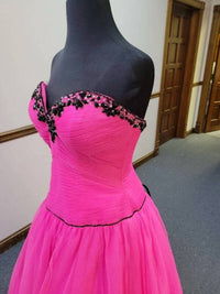 Precious Formals - Strapless Corset Lace-up Back Ballgown