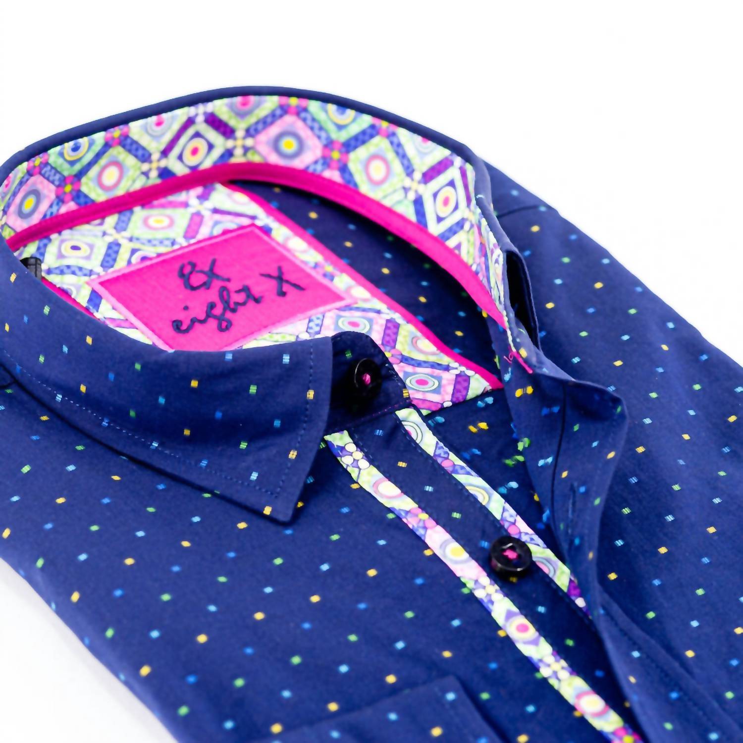 Eight X - Men's Fill Coupe Dots Shirt