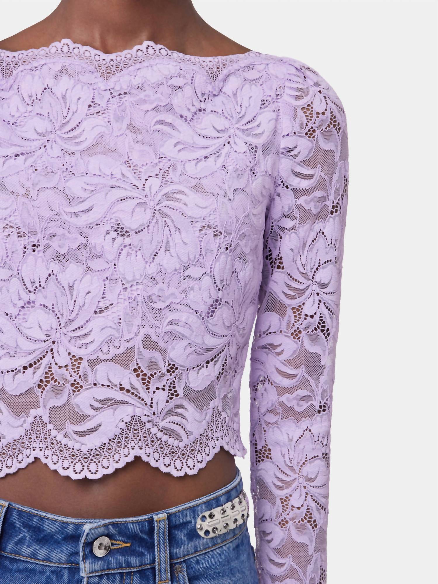 Rabanne - Haut Lace Top