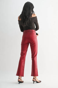 Just Black Denim - Slim Cropped Bootcut Jeans