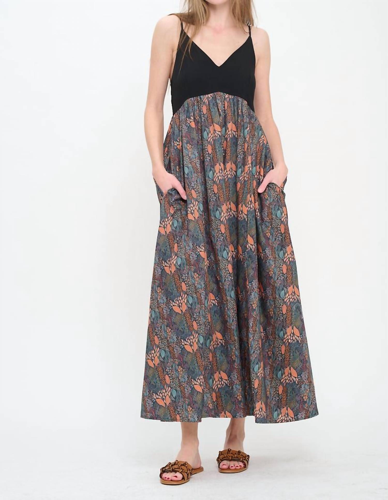 Meet Me In Santorini - Autumn Canopy Maxi Dress