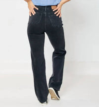 Judy Blue - Women's Rigid Magic Destroy Straight Jeans