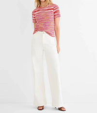 Nic + Zoe - Spacedye Tuck Stitch Top