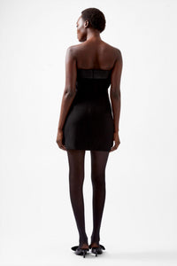 French Connection - Gemma Cary Satin Strapless Dress