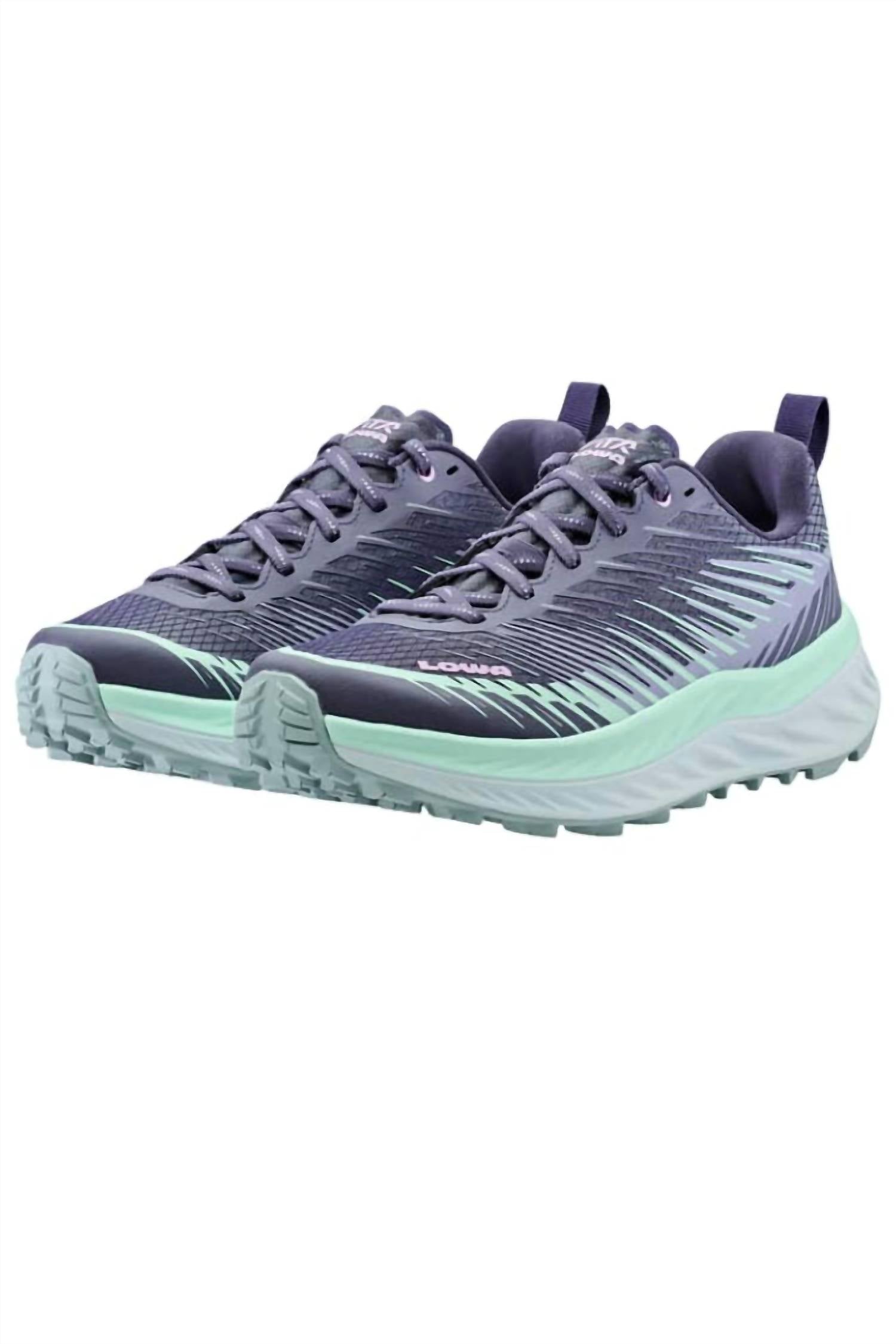 LOWA Women's Fortux Ws Shoes in plum lilac - women's shoe - detail view