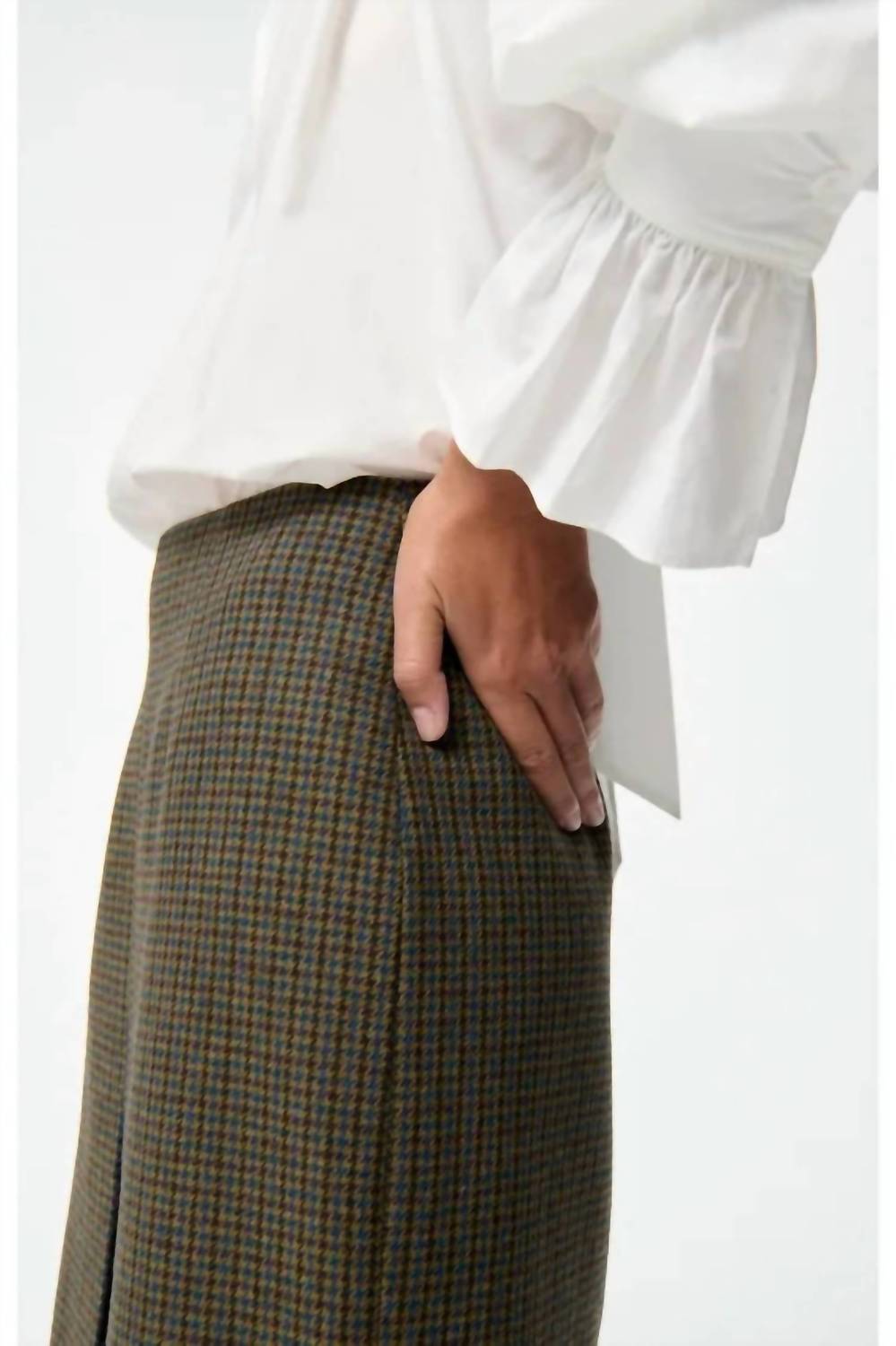 vanessabruno Felindra Midi Skirt in khaki - women's skirt - view 4
