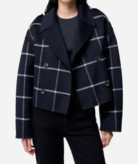 vanessabruno Beran Cropped Jacket in noir - women's jacket