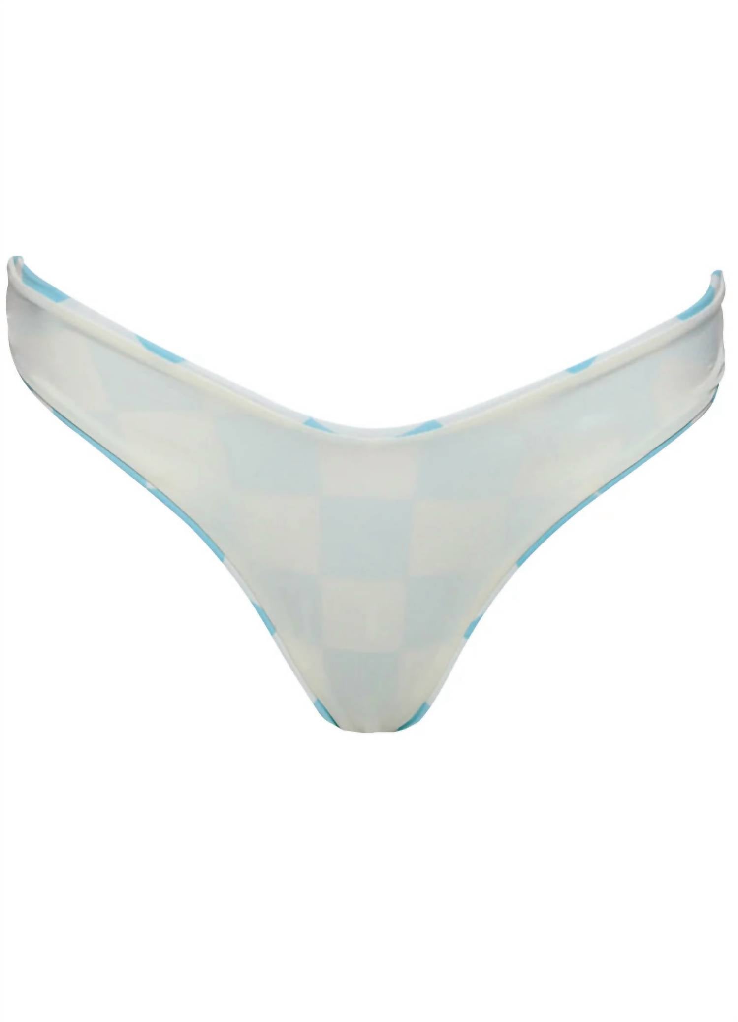MAAJI Reversible Splendour Regular Rise Thin Side Bikini Bottom in royal game - women's swimwear - view 7
