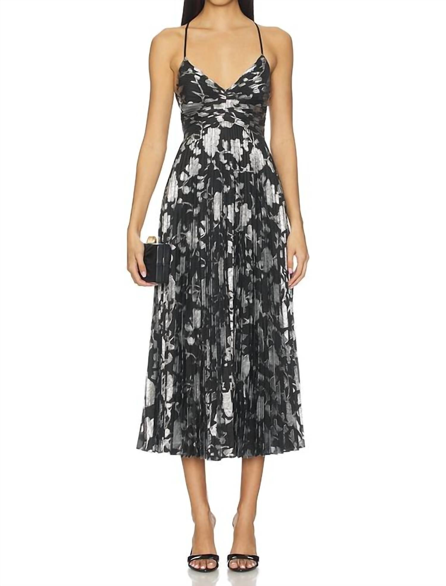 Astr - Saoirse Pleated Midi Dress
