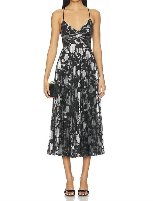 Astr - Saoirse Pleated Midi Dress