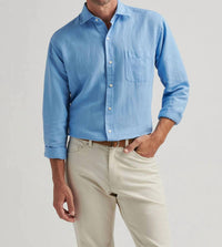 Peter Millar - Canal Linen Cotton Sport Shirt