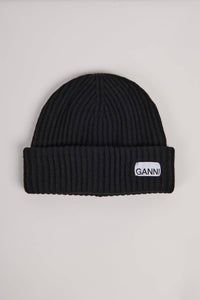 Ganni - Women's Structured Rib Beanie