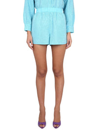 Self-Portrait - Rhinestone Taffeta Shorts