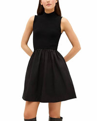 Marie Oliver Reynolds Mini Dress in black 1 - women's dress - alternate view