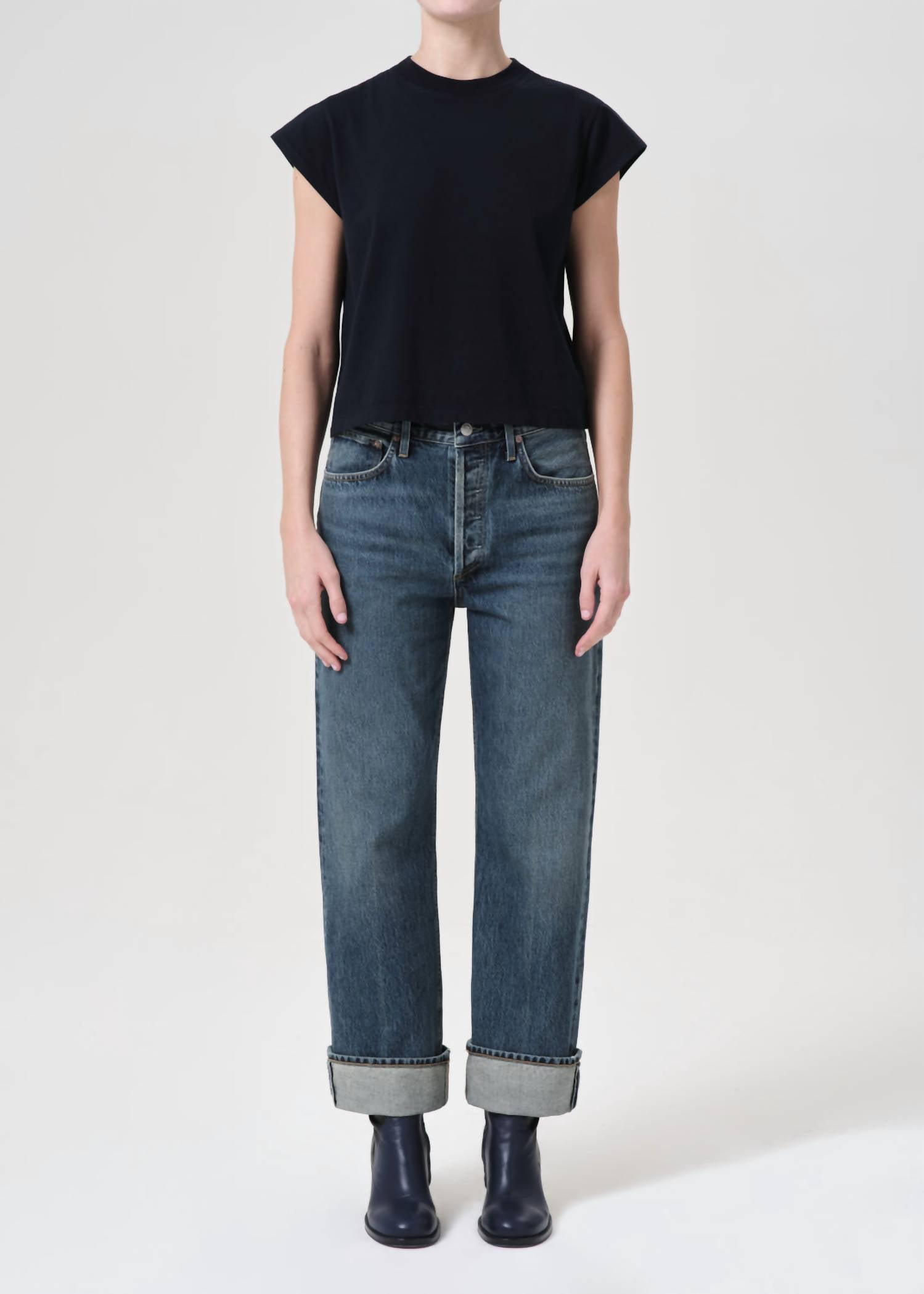 Agolde - Fran Folded Cuff Jean