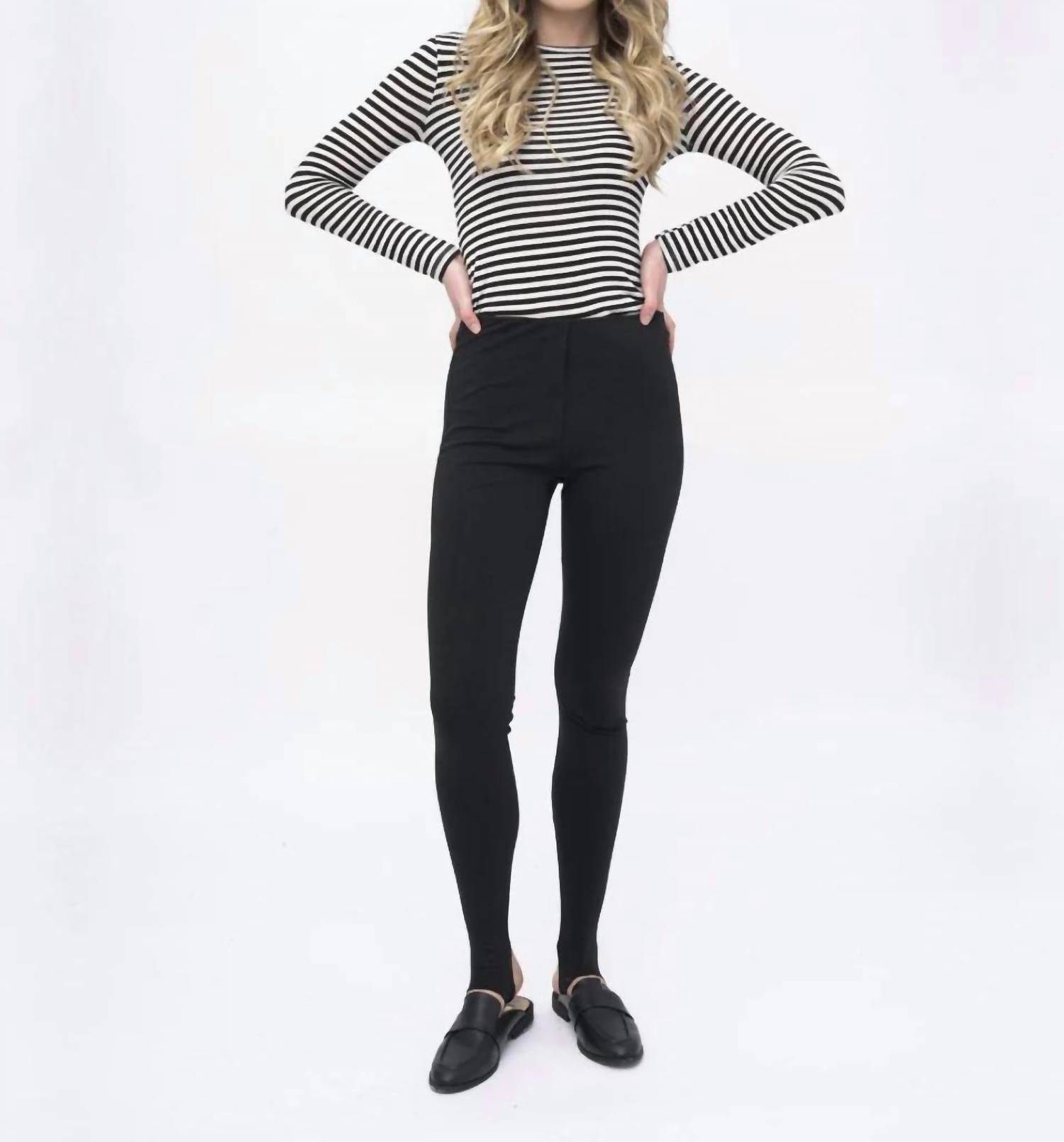 Baci - Elastic Waist Skinny Pant