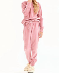 Good Girl - Vivianne Velvet Hoodie And Pants Set