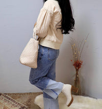 Before You - Rose's Quilted Bomber Jacket
