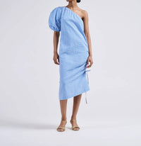 Rosie Assoulin - One Shoulder Puff Sleeve Dress
