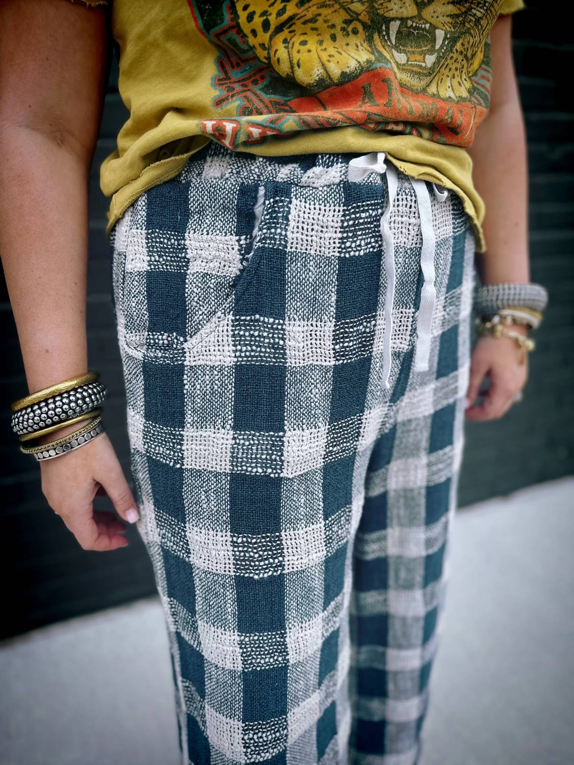 Jaded Gypsy - Brooks Gingham Pants