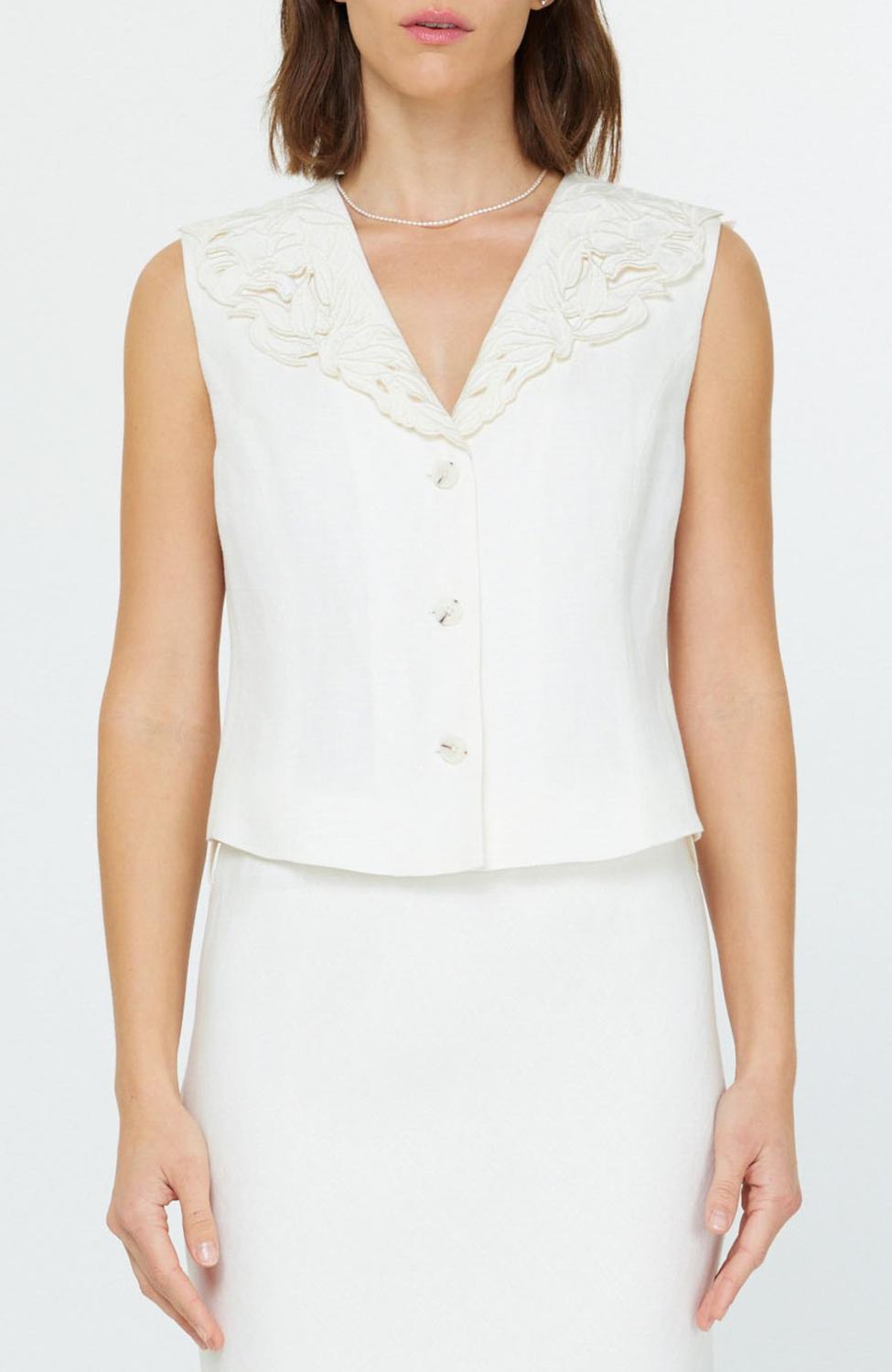 Current Air - Sleeveless V-neck Top
