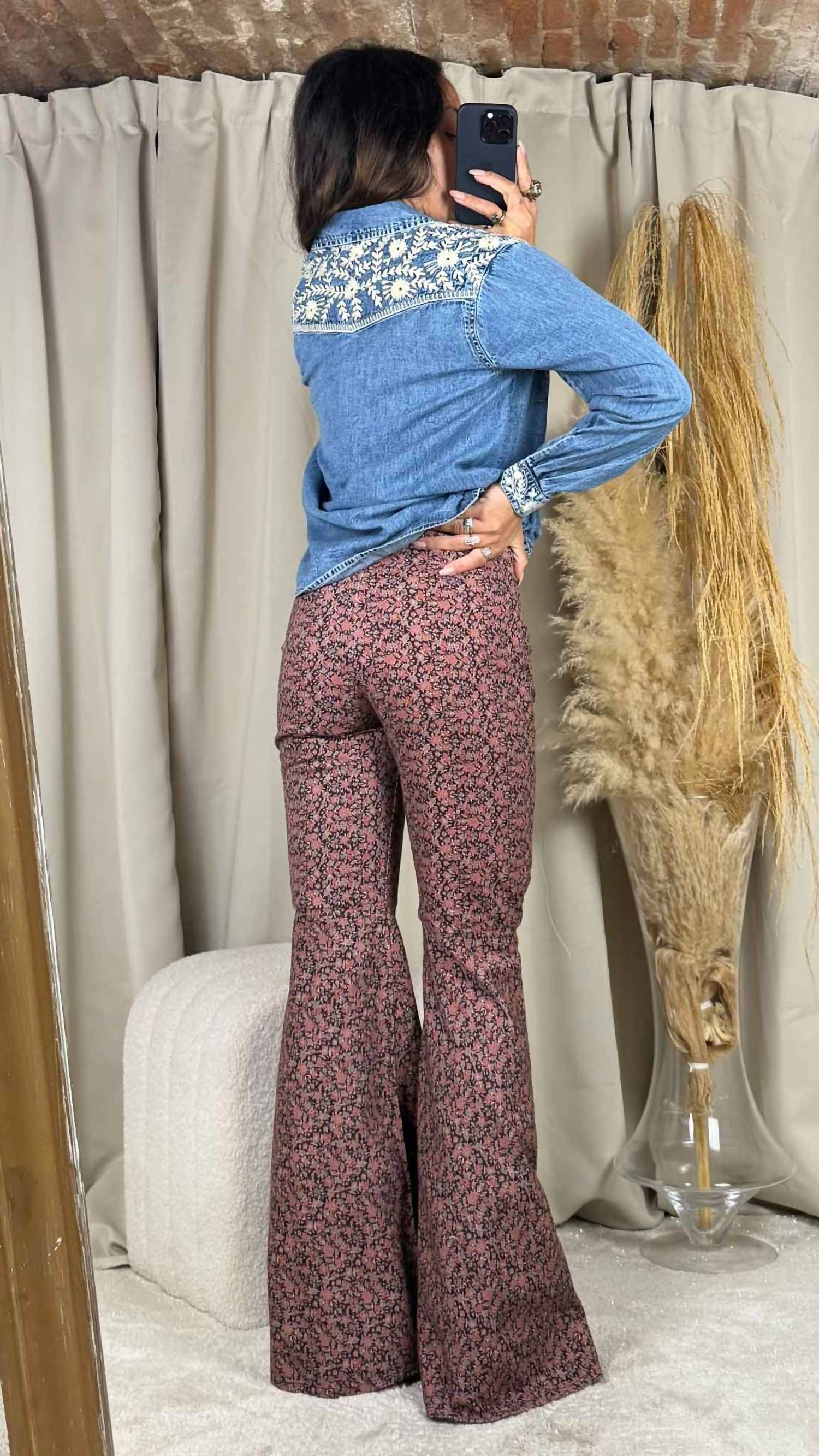 Maison Hotel - Women's Isadora Cotton Flare Trousers