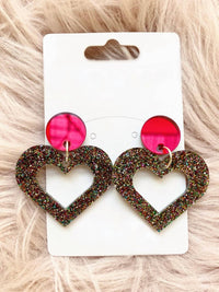 Sandy + Rizzo - Women's Heartbreaker Heart Earrings