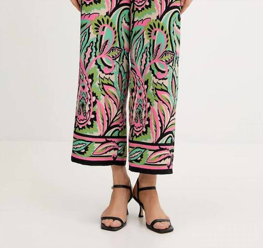 Joseph Ribkoff - Paisley Wide Leg Pant