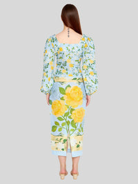 Verandah - Square Neck Crop Blouse