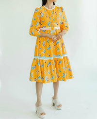 Marie By Victoria Dunn - Amelie Bananas Midi Dress