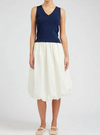 Current Air - Sleeveless V Neck Sweater Tank Top