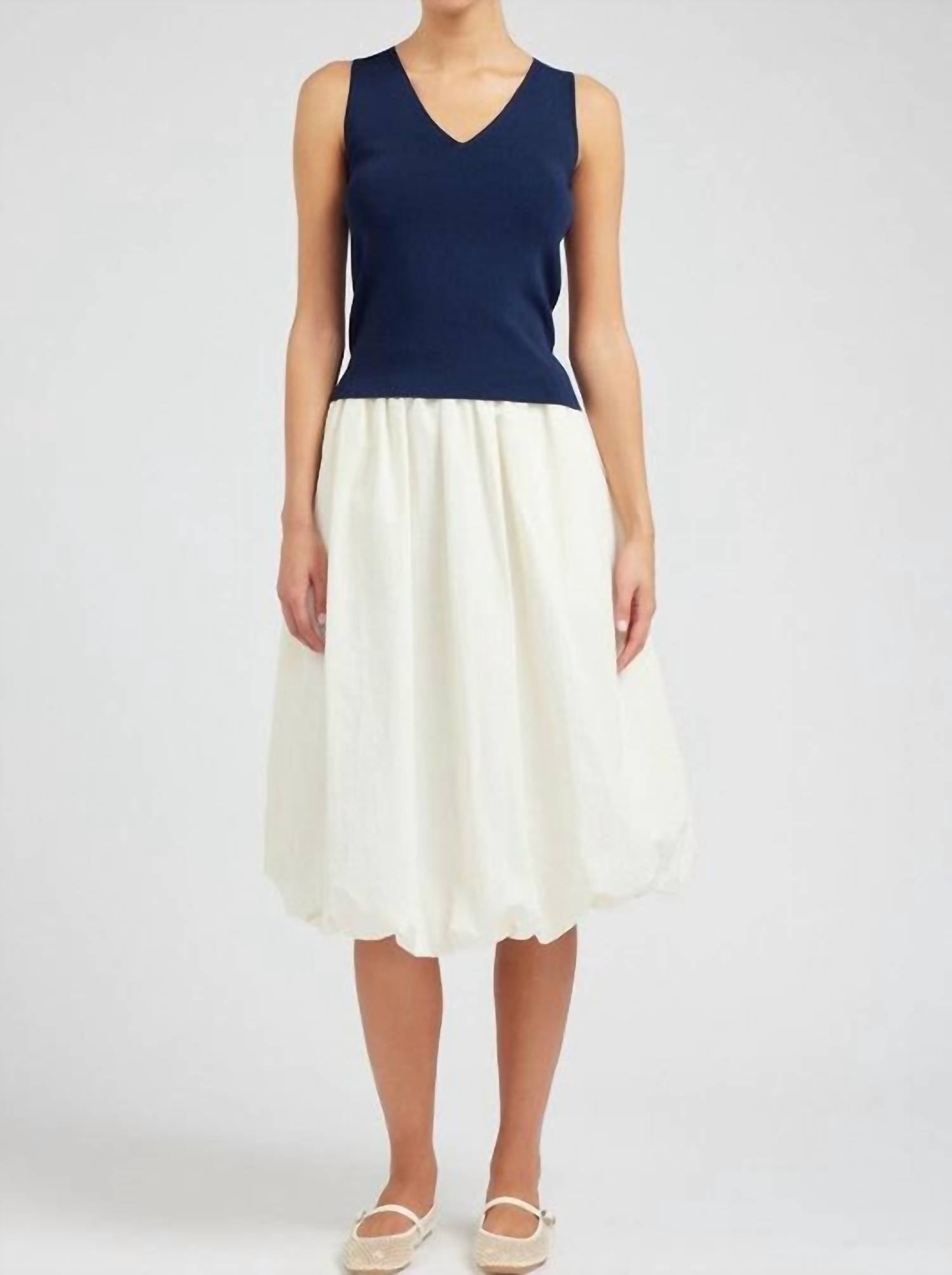 Current Air - Sleeveless V Neck Sweater Tank Top