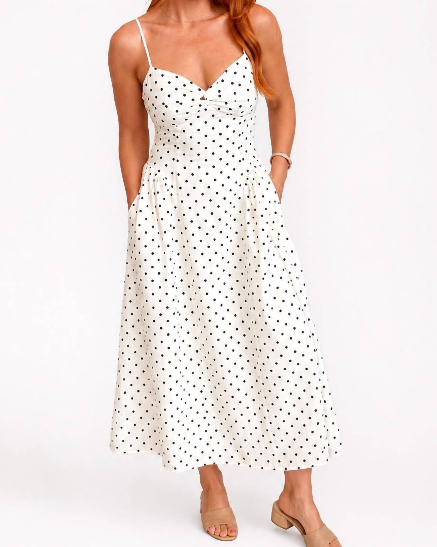 B.Right - Sorrento Polka Dot Dress