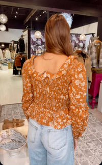 Heyson - Rayna Smocked Bodice Top