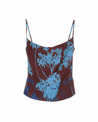 Theo The Label - Women's Hydra Printed Cowl Neck Camisole Top
