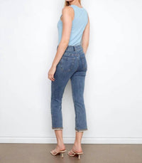 Charlie B - Embroidered Front Tulip Jeans