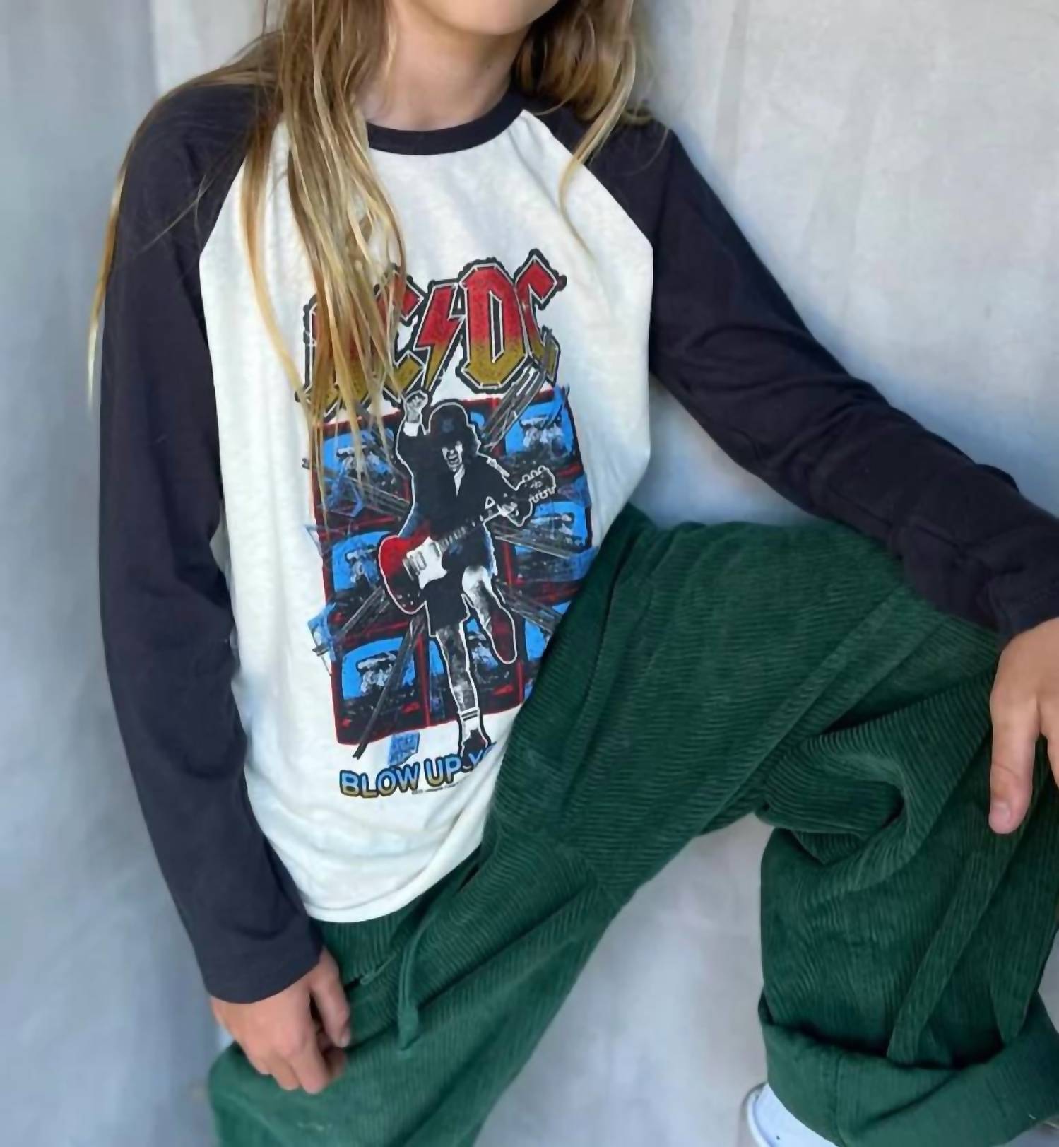 Rowdy Sprout - Acdc Raglan Tee